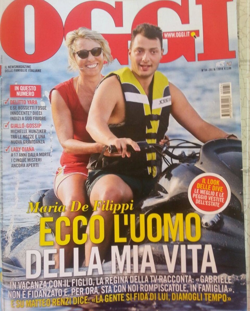 Maria De Filippi su Oggi: io e Gabriele siamo una bella coppia - Il