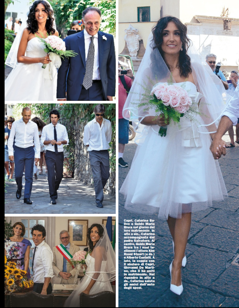 Caterina balivo abito da sposa hotsell