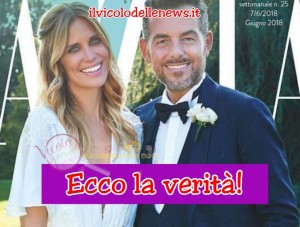 Daniele Bossari e Filippa Lagerback 