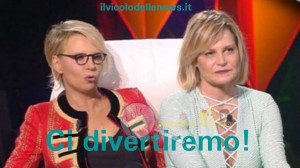 Maria De Filippi e Simona Ventura 