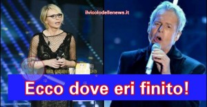 Claudio Baglioni e Maria De Filippi