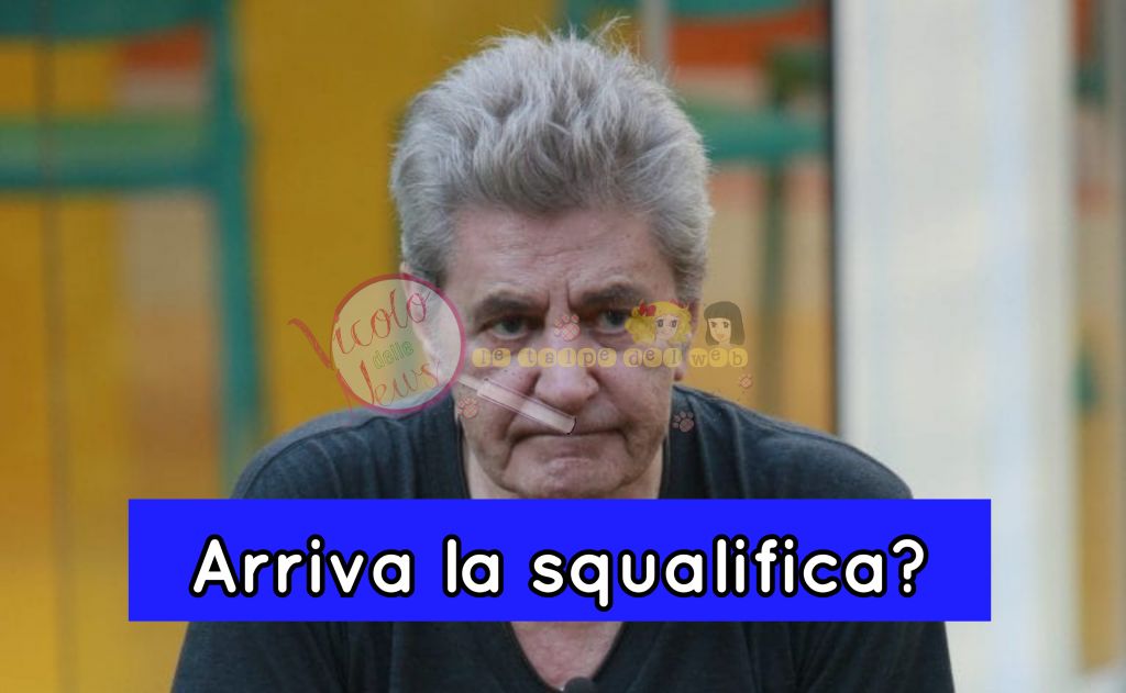 fausto leali gfvip squalifica