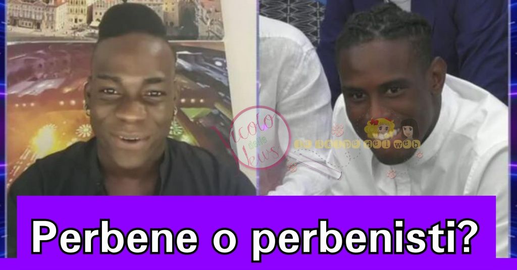 Mario Balotelli e Enock gfvip