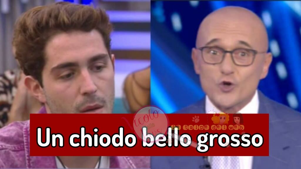 Alfonso Signorini e Tommaso Zorzi gfvip