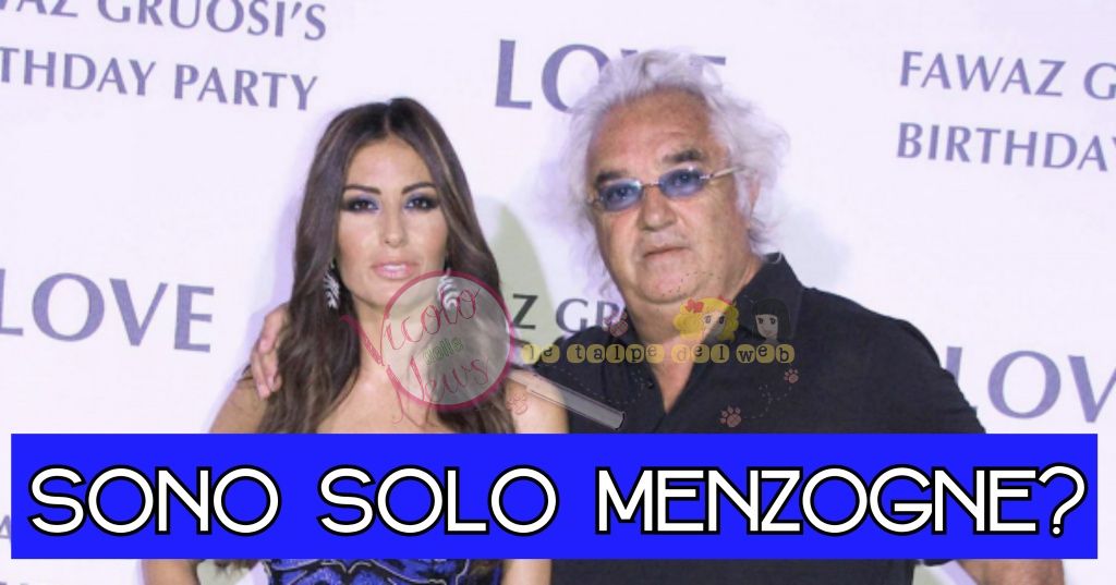 Elisabetta Gregoraci e Flavio Briatore gfvip